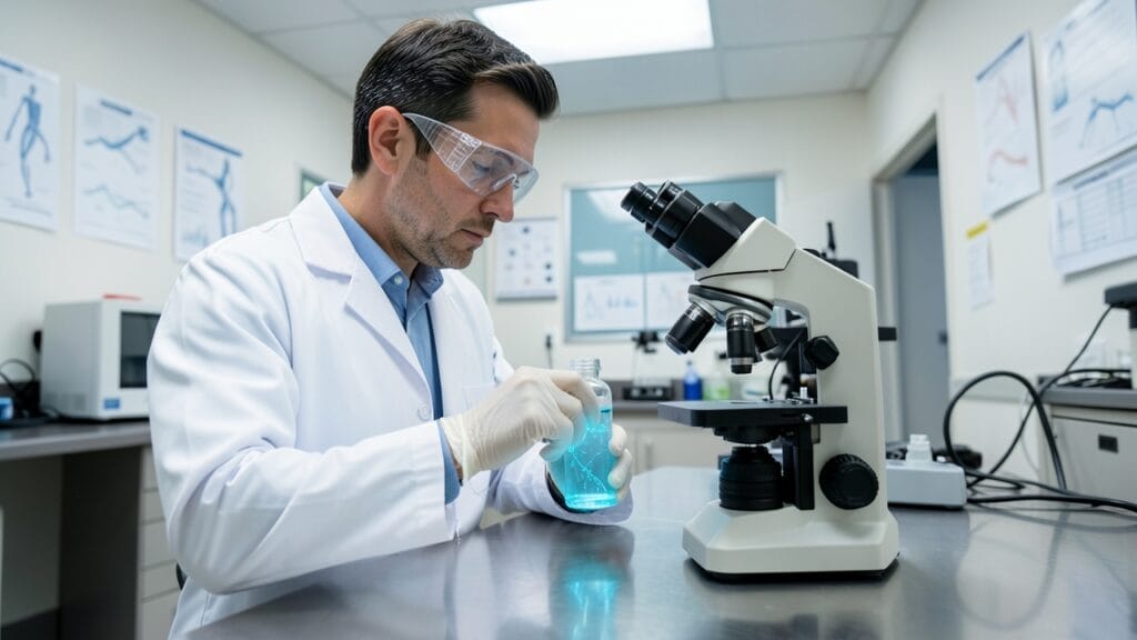 Research peptides purity testing and storage insights in a laboratory setting in the United States